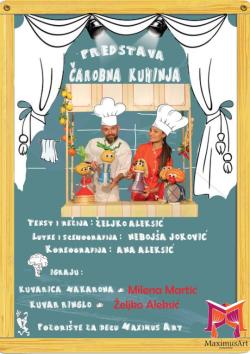 Predstava za decu “Čarobna kuhinja”, pozorišta Maximus art u somborskoj Fabrici snova