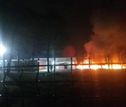 U požaru izgoreo objekat u Prihvatnom centru za migrante u Somboru