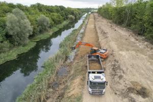 Nastavak radova na Velikom bačkom kanalu kod Sombora