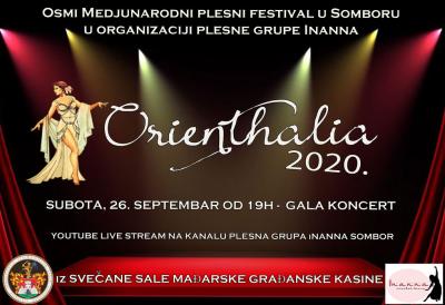 Osmi međunarodni plesni festival u Somboru - Orijentalija 2020.