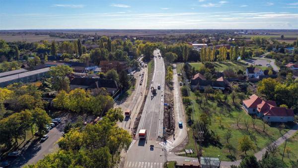 Radovi na deonici puta Sombor–Apatin od 10. jula
