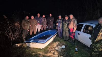 RIBOKRADICE UPALE U ZAMKU: Kod malog Stapara, posle zasede, zaplenjeno osam mreža