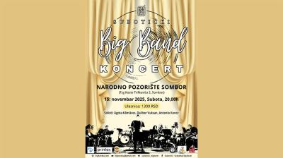 Otkazan koncert SUBOTIČKOG BIG BENDA u somborskom pozorištu