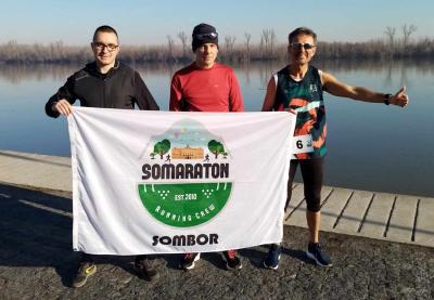 Nastup ARK Somaraton na 33. Vukovarskom Hamburg maratonu. Nedeljko Katić treći.