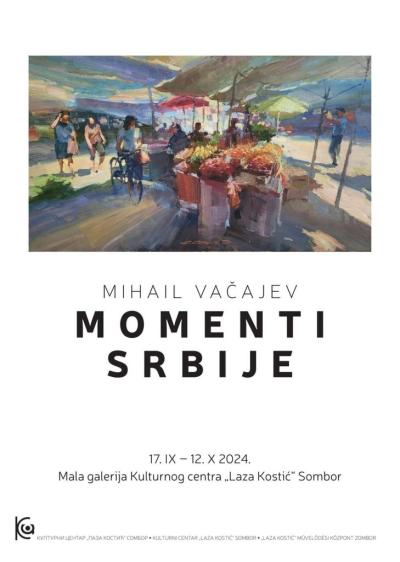 Otvaranje izložbe “Momenti Srbije” Mihaela Vačajeva u somborskom Kulturnom centru “Laza Kostić”