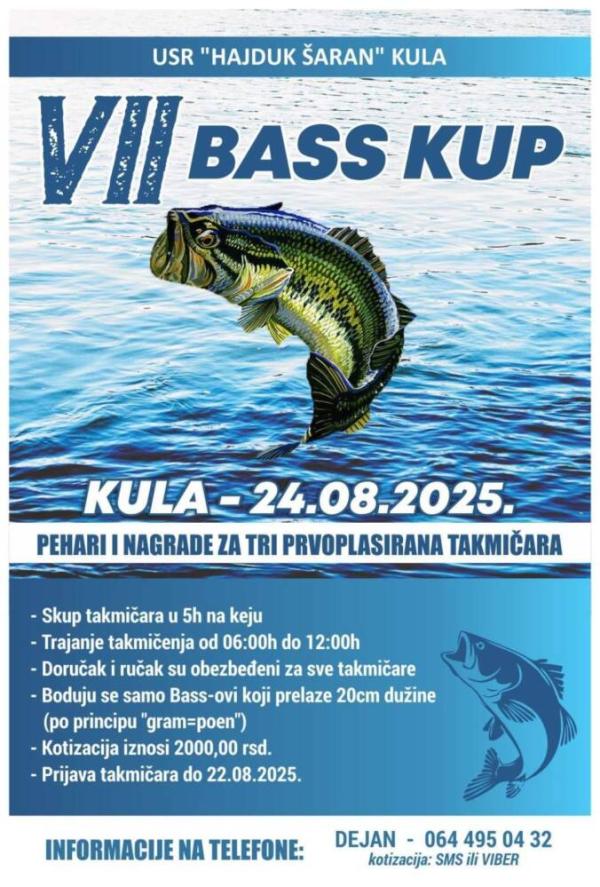 U nedelju u Kuli 7. „Bas kup“
