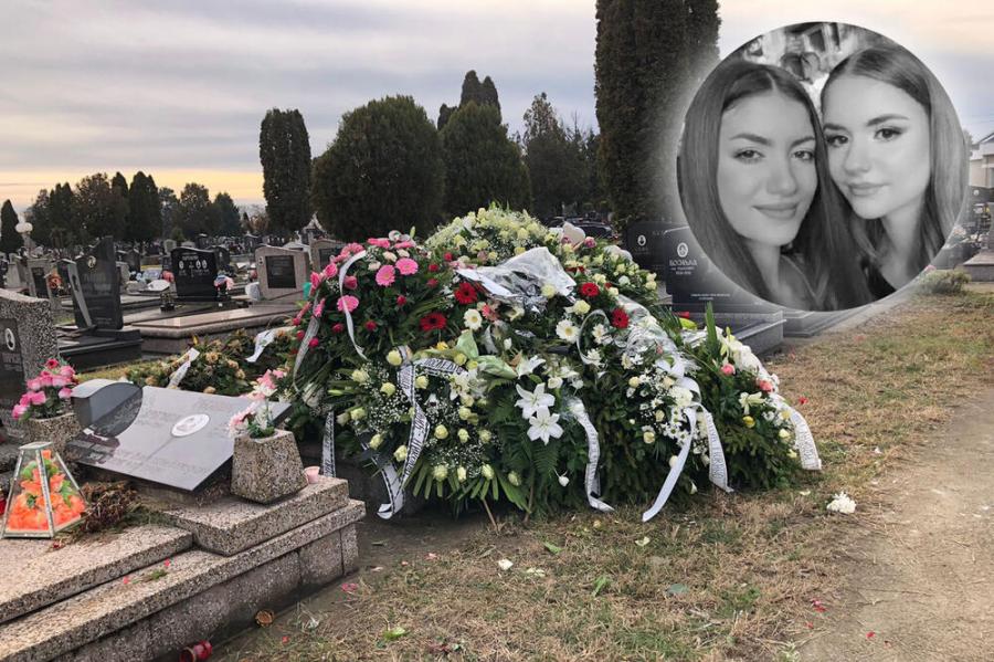 TUGA U SOMBORU: Sahranjene ubijene Anastasija, Anabela i njihova majka, na groblju bez opela, tišinu prekidali jecaji i plač