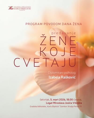 Program u somborskoj biblioteci povodom Međunarodnog dana žena