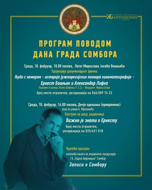 Program somborske biblioteke povodom Dana grada Sombora