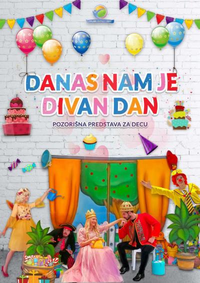 Predstava za decu “Danas nam je divan dan” pozorišta Hajde obraduj dan