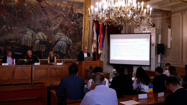 Poslovni skup sa stranim ekonomskim atašeima i predstavnicima njihove privrede održan u sali Skupštine Grada Sombora