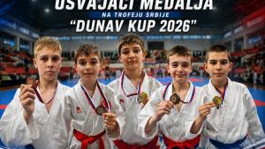 Pet medalja za KK "Dušan Staničkov" Sombor na „Dunav kupu 2026“
