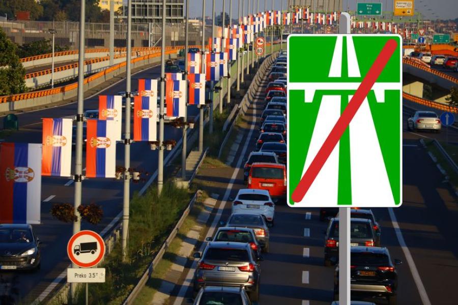 Za one koji putuju: Auto-put kroz Beograd više nema zeleni znak: Evo šta to u praksi znači, 2 stvari nikako ne činite