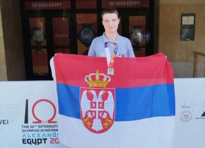 Nemanja Majski iz Sombora osvojio srebrnu medalju na Svetskoj olimpijadi iz informatike