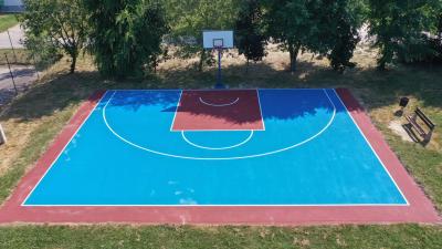 Participativno budžetiranje: nova multifunkcionalna podloga na terenu za basket u Bezdanu