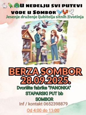 U nedelju u Somboru "Berza sitnih životinja"