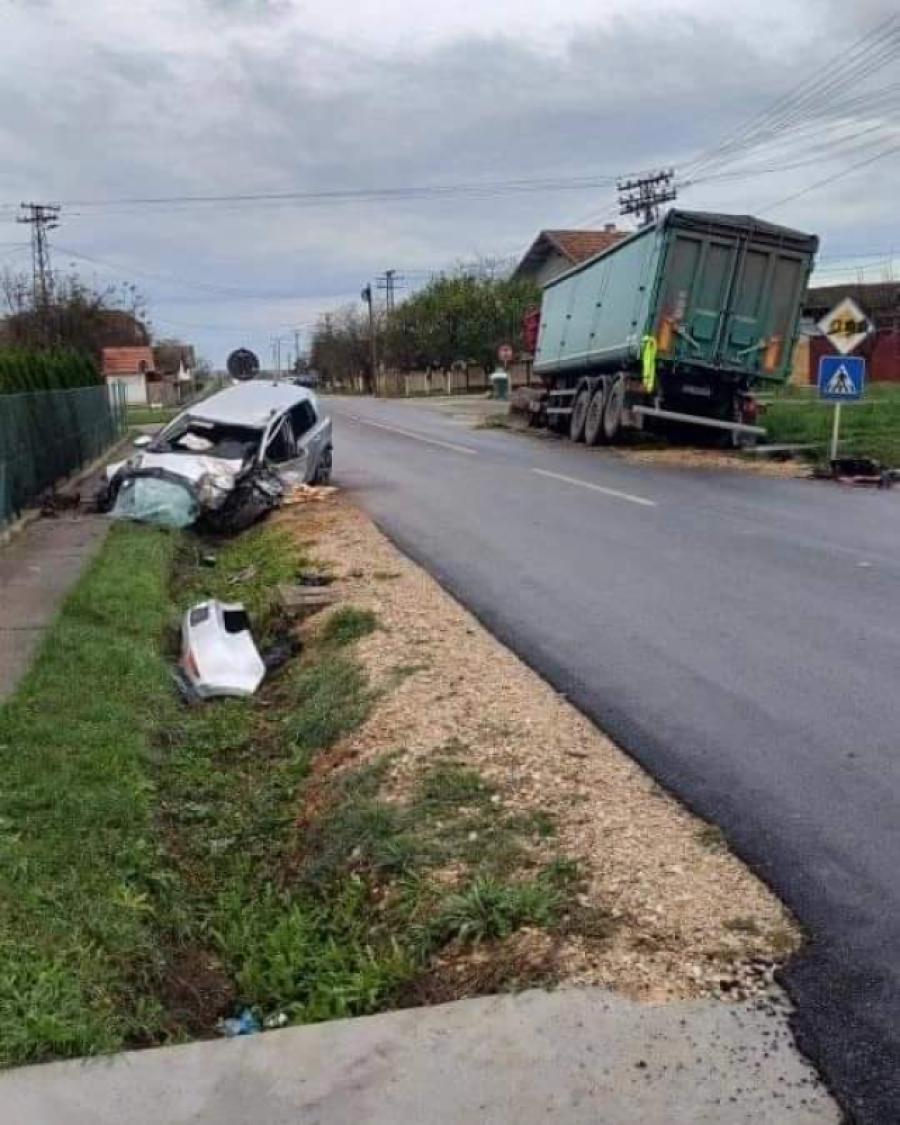 Teška saobraćajna nesreća u Prigrevici