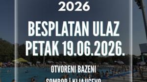Otvoreni bazeni u Somboru i Kljajićevu počinju sa radom