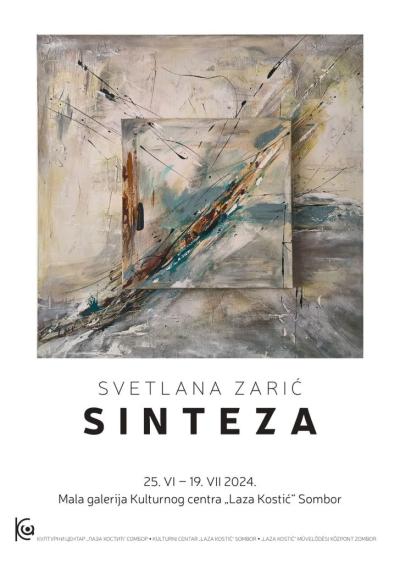 Otvaranje izložbe “Sinteza” umetnice Svetlane Zarić u somborskom Kulturnom centru