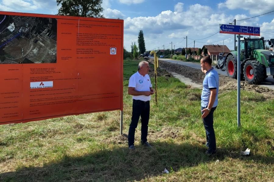 Krenuli radovi na rekonstrukciji puta od „Nove“ do benta, do kraja godine biciklistička Svilojevo – Banja Junaković